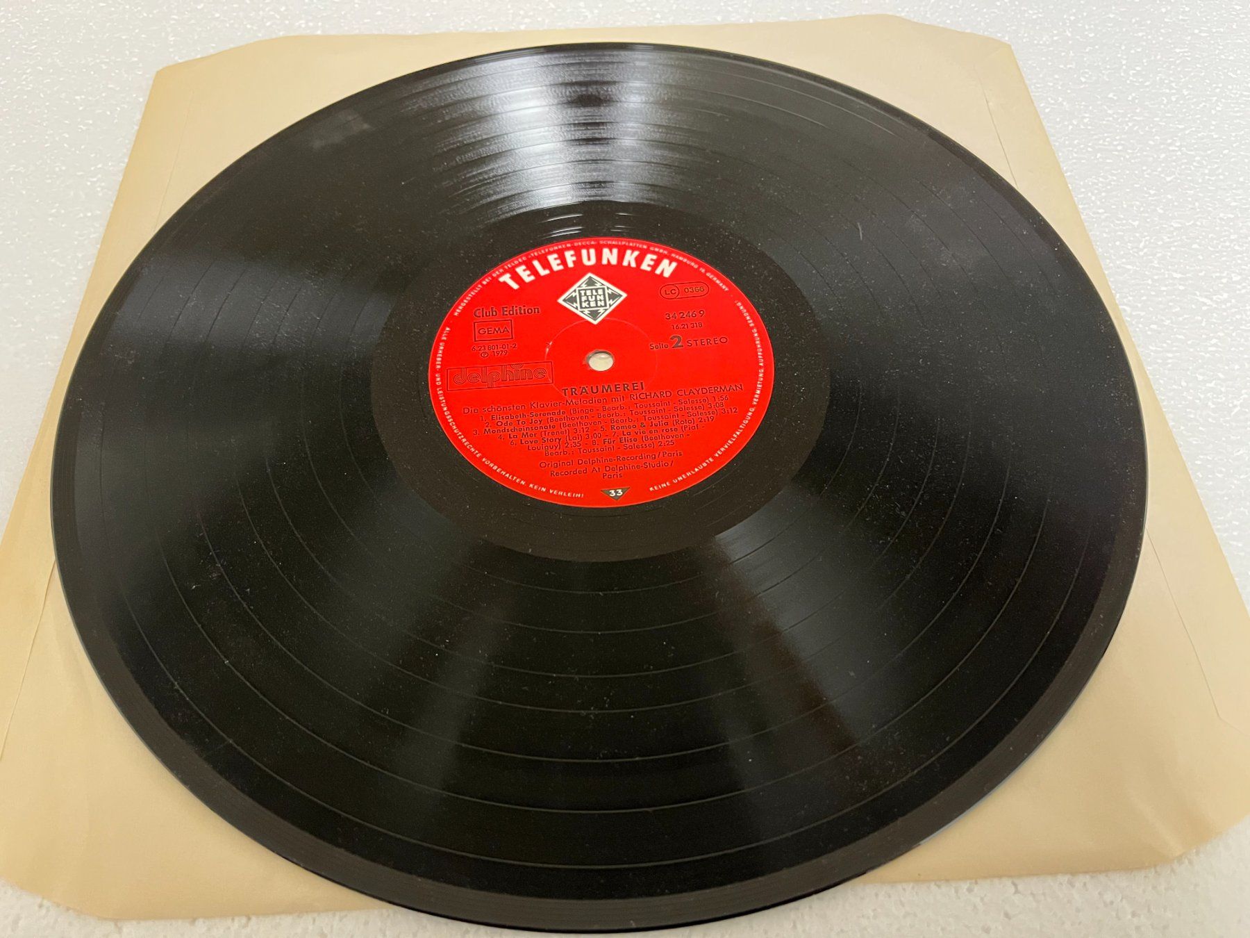 Dischi in vinile: LP Richard Claydermann Träumerei LP – Usato da Mumpf venduto da dadaboygugu 4