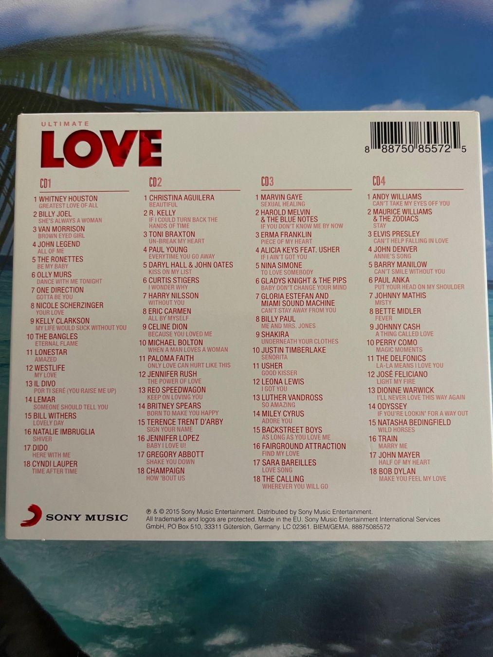 CD: 4CD Ultimate Love - Musiques d'amour – Usato da Versoix venduto da Jolicoeur71 1