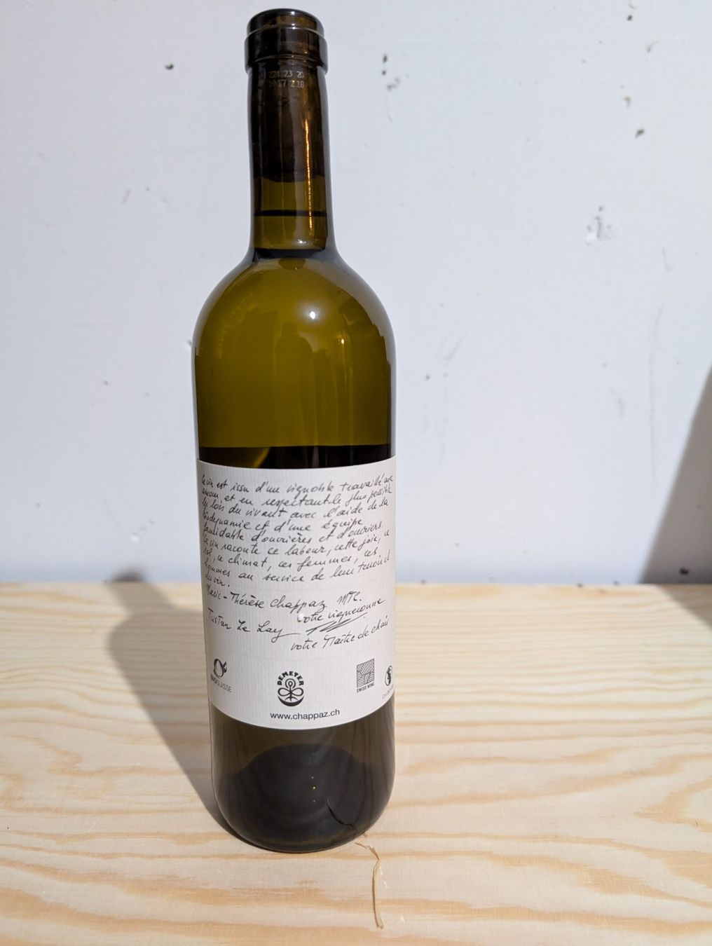 Vino: M. T. Chappaz - Completer 2022 – Usato da Nänikon venduto da jrha2000 2