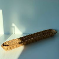Extra langer Weiden-Baguettekorb  83 cm