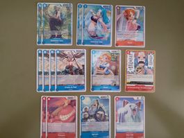 One Piece Deckbau OP17 Nefeltari Vivi Alabasta Karten