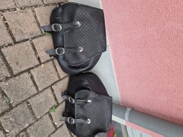 Original Harley Davidson Satteltaschen, Leder, Top!