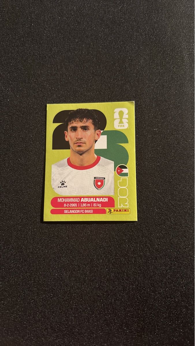 Panini Carte collezionabili: Panini - WM 2026 - Mohammad Abualnadi - JOR 8 – Usato da Kaiseraugst venduto da Baum_12
