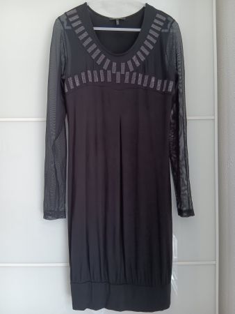 ROCCOBAROCCO Robe noire taille 40 CH (46 IT - 42 EUR)