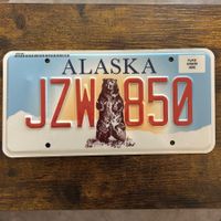 🇺🇸 U.S. Autoschild, Alaska JZW 850 - ORIGINAL 