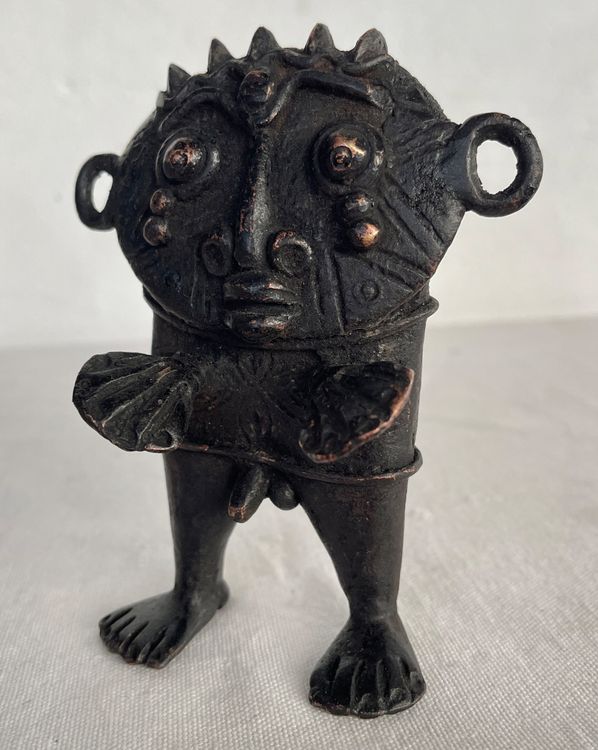 Bronzefigur Moderne Figur Drei Männer Aus Bronze