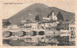 Ponte Tresa visto dall’Italia chocolat Frey Aarau