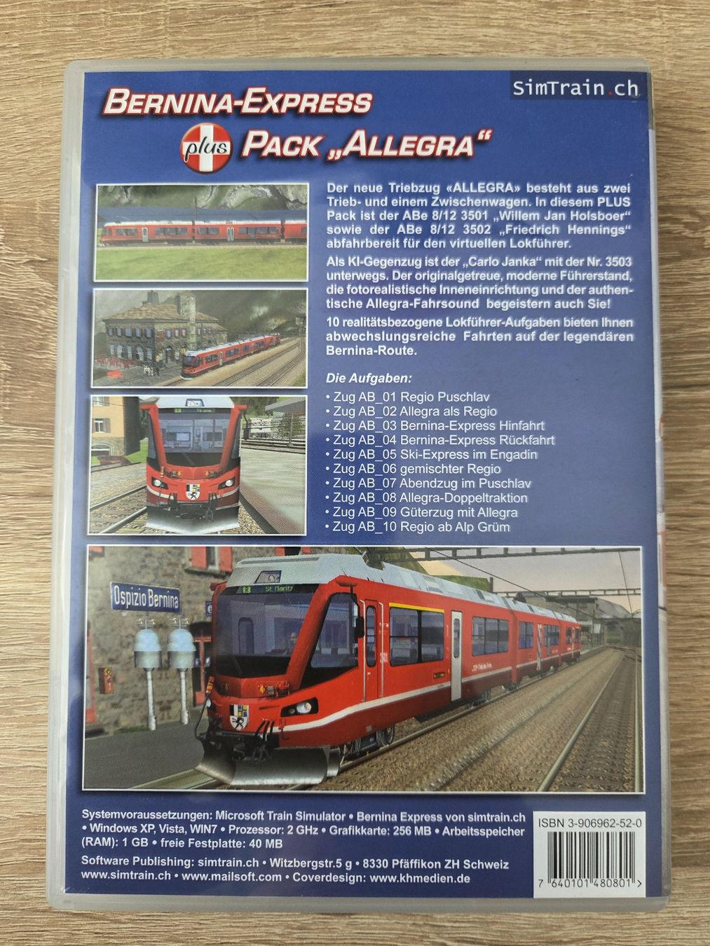 Jeux: Bernina Express for Microsoft Train Simulator Multilang - PC – D'occasion à Carouge GE par Franllo 1