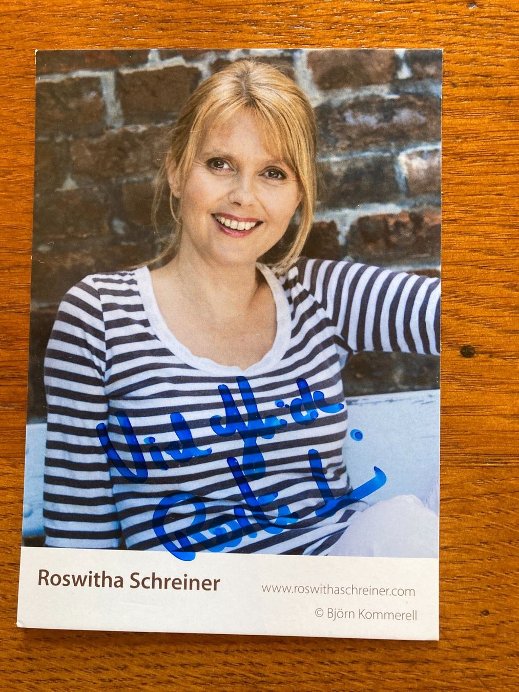 Autogramme: Roswitha  Schreiner  /  orig. AK – Neu (gemäss Beschreibung) aus Lovens von