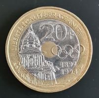 20 Francs 1994 Frankreich France Münze Monnaie Money Coin