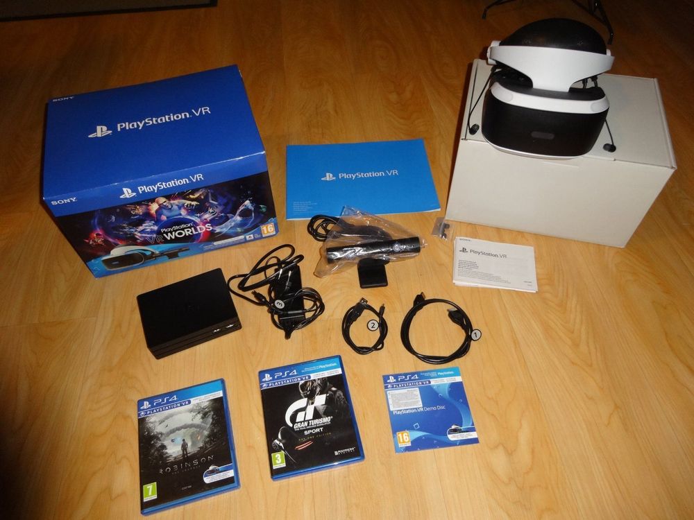 VR Brille Headset Cam für PS4 & 2 Spiele Kaufen auf Ricardo