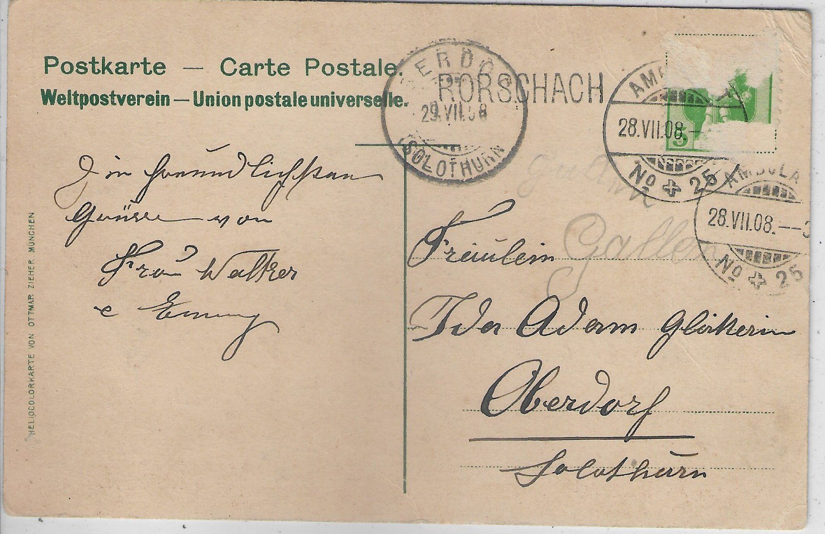 Cartoline postali: Rorschach - Generalansicht – Difettoso da Ettingen venduto da Kartenplanet 1