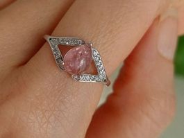 Eleganter Ring mit Turmalin & Zirkonia, Silber 925