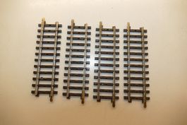Märklin H0: 4xgerades K-Gleis l=90mm (K.Nr. 2101)