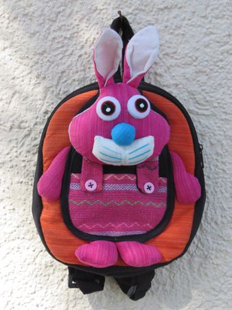 Kinder Rucksack HASE für Kindergarten oder Spielgruppe - Neu