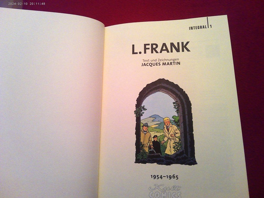 Fumetti: Jacques Martin - L. Frank Integral 1 - KULT COMICS – Nuovo (secondo la descrizione) da Volketswil venduto da nemo2000 5