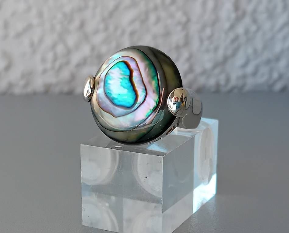 Altri gioielli: Set Ring und Anhänger mit Abalone in Silber – Usato da Stans venduto da wer_fd5f 2
