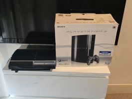 PlayStation 3 d'occasion avec boîte d'origine - Sans manette