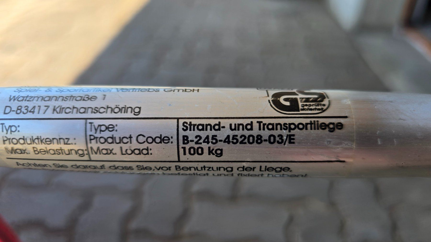 Sedie a sdraio: Strandliegestuhl und Transportwagen – Usato da Boppelsen venduto da Morca 4