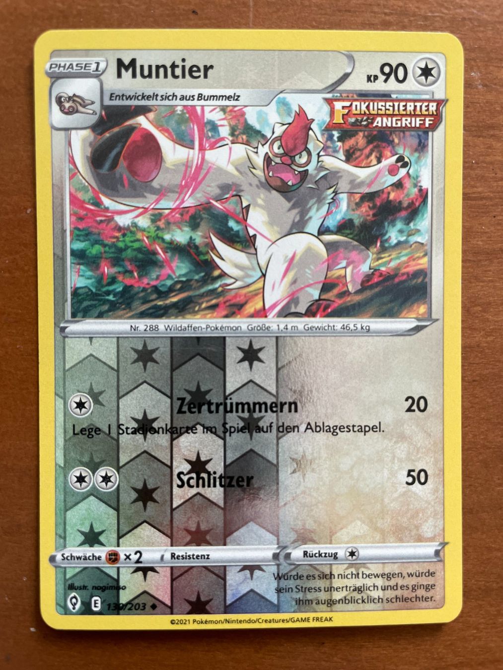 Pokémon Carte collezionabili: Pokemon Muntier Reverse (Versand gratis) – Nuovo (secondo la descrizione) da Chur venduto da Angerson