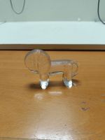 Glasfigur Löwe gebraucht. (nov941)