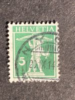 Schweiz 1914 Tellknabe 5 grün Vollstempel NYON 20.IX.14
