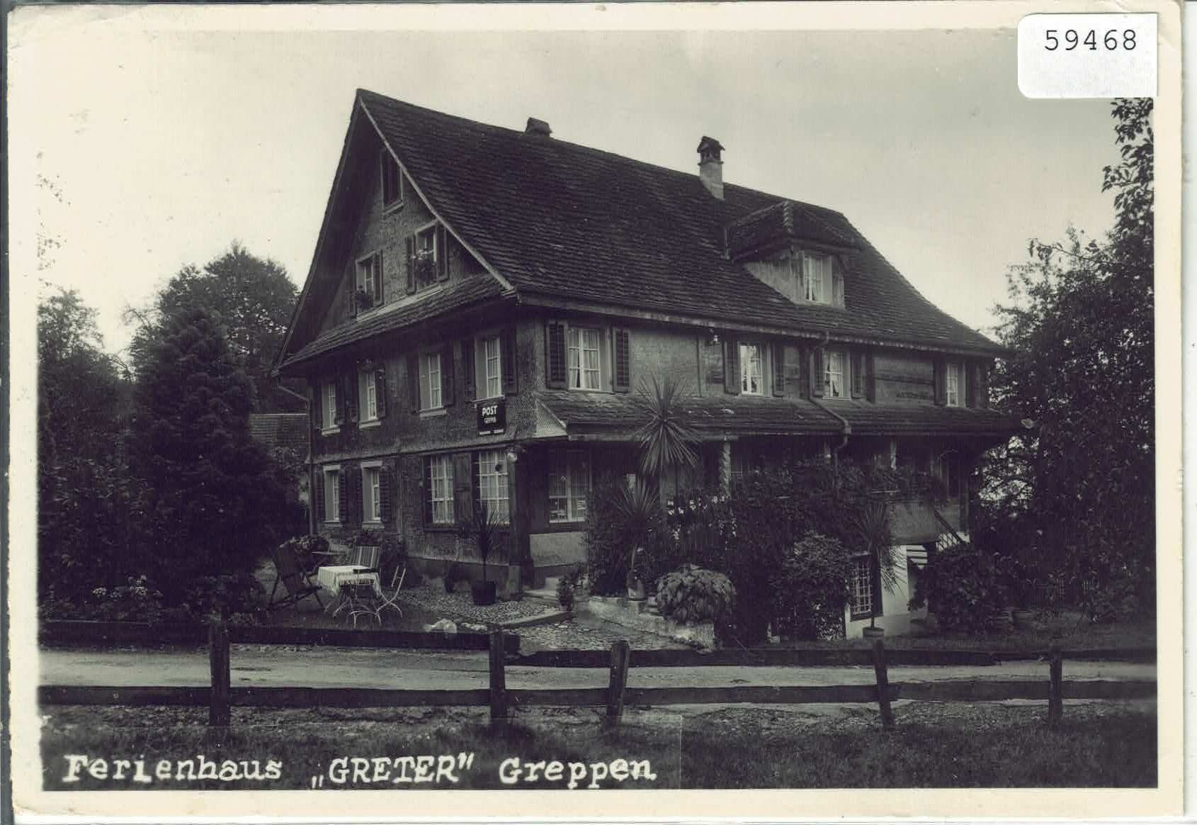 Cartoline postali: Ferienhaus "Greter" Greppen & Post Greppen – Usato da Ettingen venduto da Kartenplanet