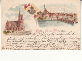 Basel 1901 mit Stabstempel Niedergerlafingen Ambulant Nr. 16