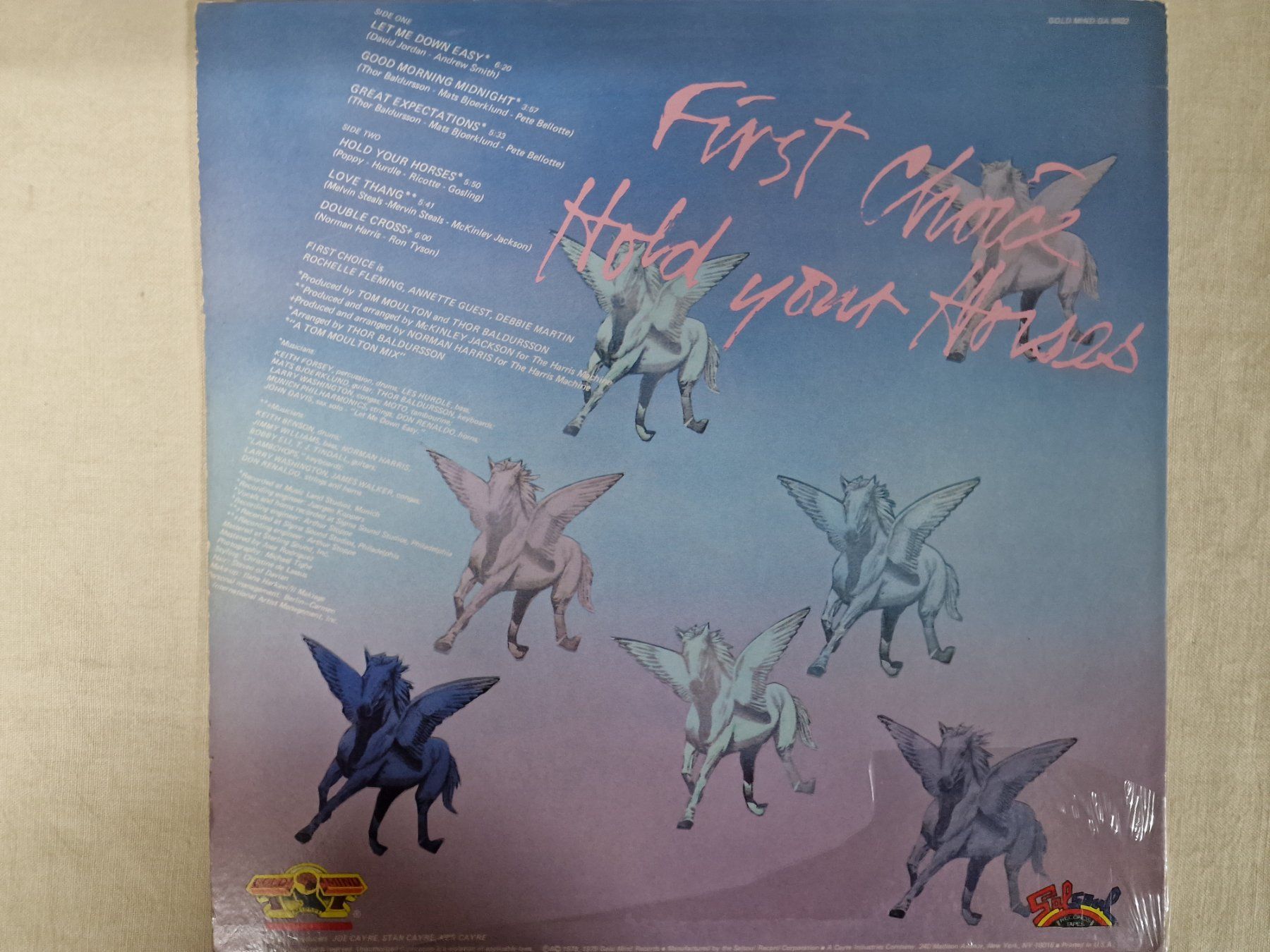 Vinyles: First Choice LP – Hold Your Horses – D'occasion à Root par atelier22 1