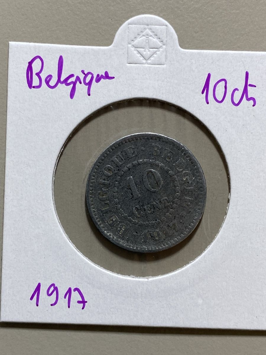 Toutes les monnaies: Belgique - 10 centimes - 1917 – D'occasion à Payerne par Mike1682