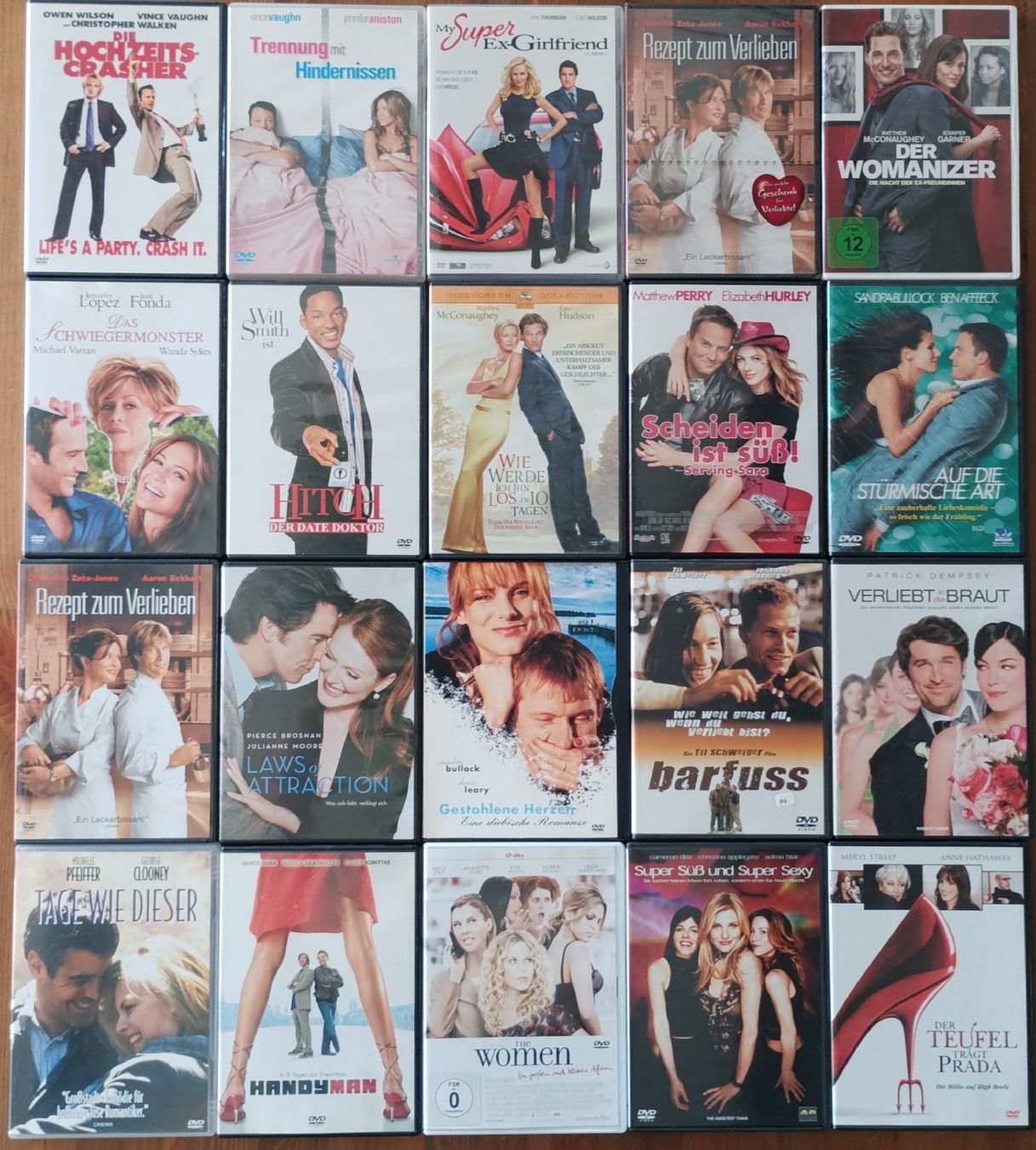 Alle DVDs: DVDs 20 Romantische Komödien – Gebraucht aus Merenschwand von Stoccoli