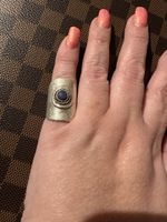 Anello argento e lapislazzuli 💙 misura regolabile ✨