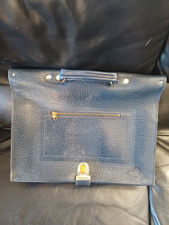 Vintage Lederschultasche ca 1980
