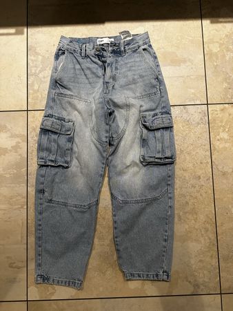 Pantalon cargo FSBN  bleu clair taille XS