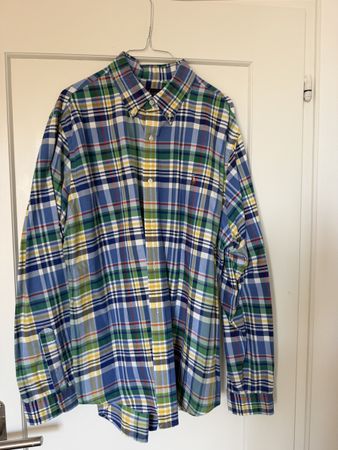 Bunt kariertes Ralph Lauren Hemd Gr. XL Custom Fit