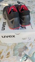 Uvex Sicherheitsschuhe schwarz rot Grösse 38.5 neu