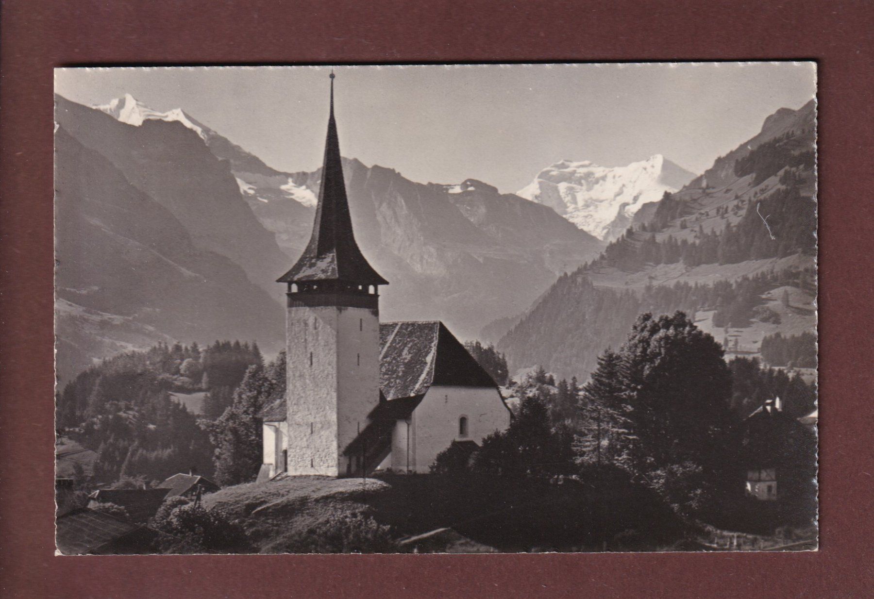 Cartes postales: FRUTIGEN - Kirche - 1931 E. Gyger – D'occasion à Pully par nicecards