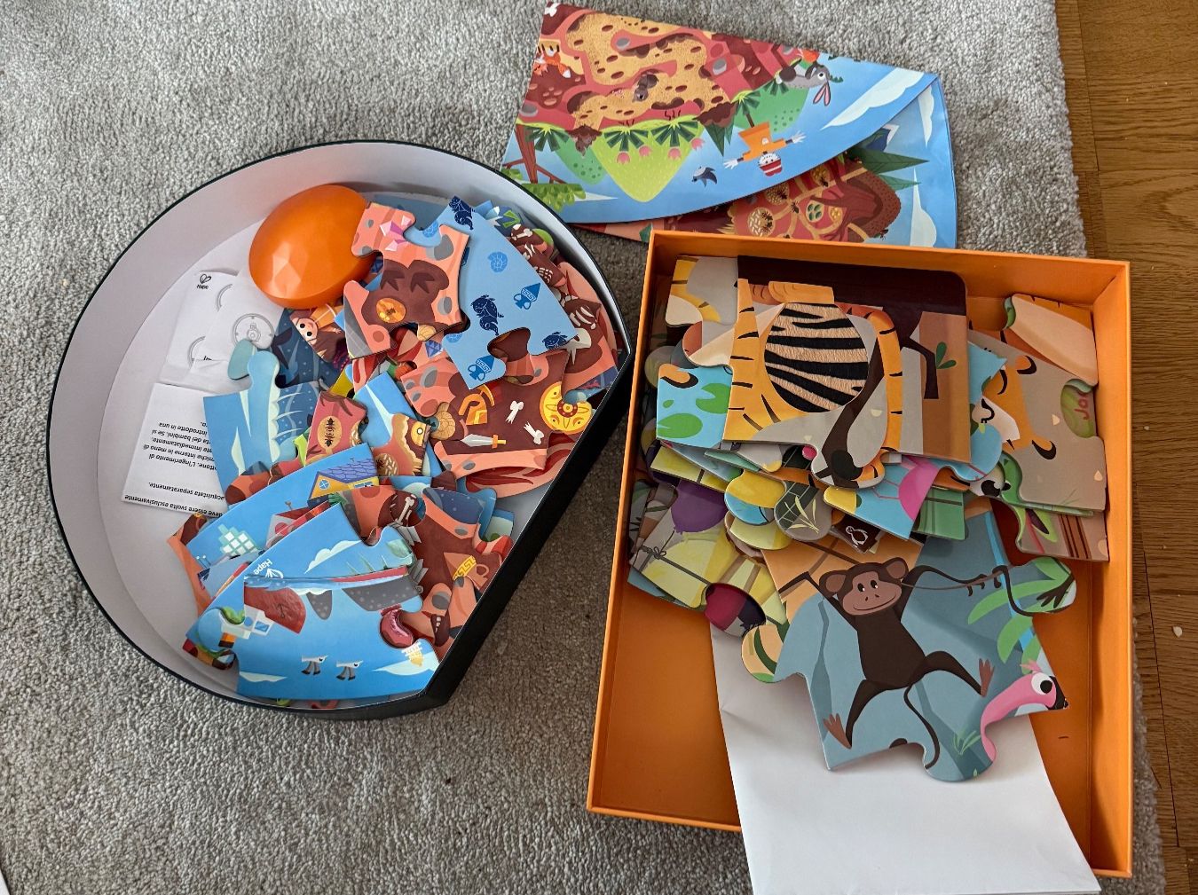 Puzzle: Zwei grosse Puzzle – Usato da Winkel venduto da gatta 1