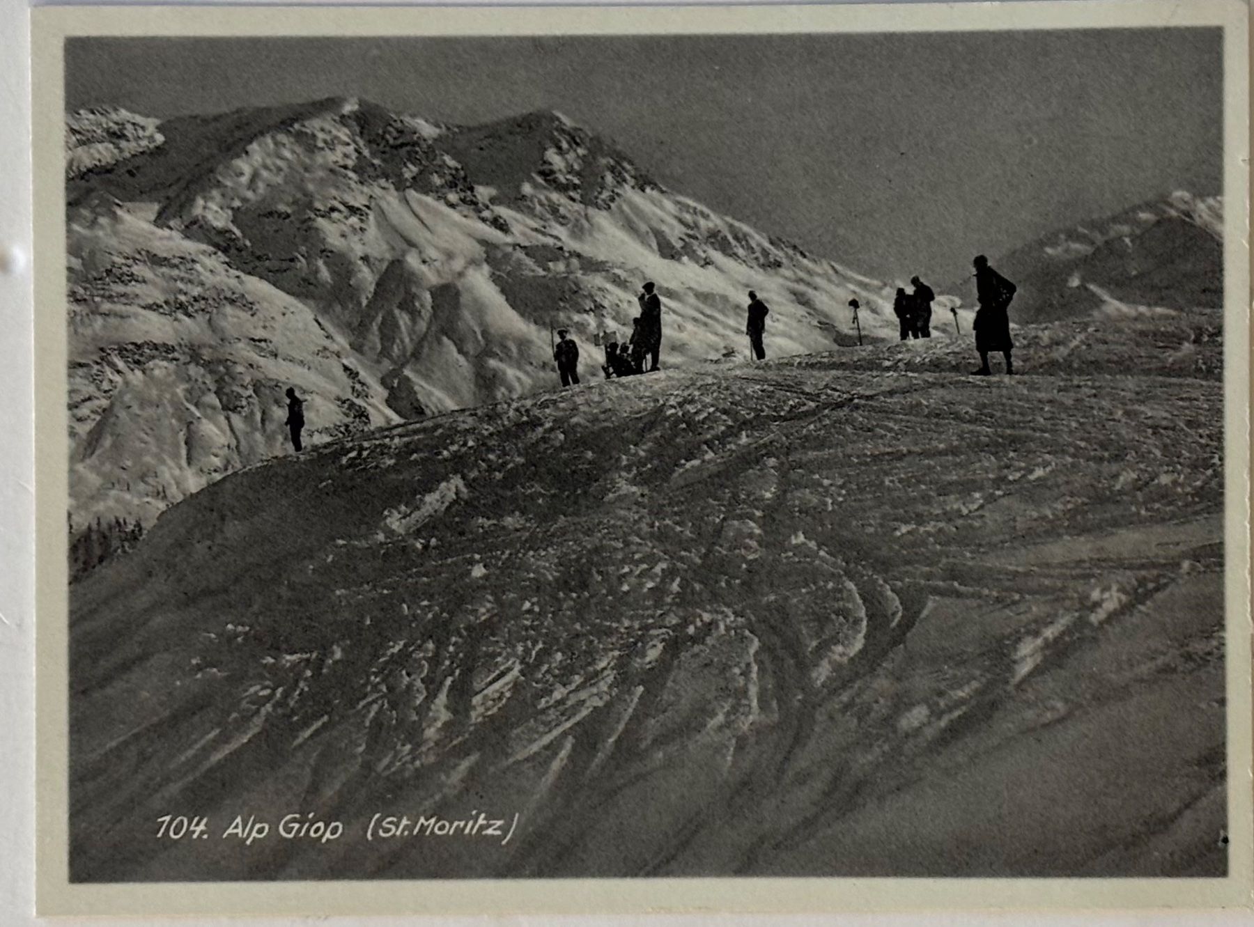 Ansichtskarten: Sultana Zigarettenbild - Alp Giop, St. Moritz, Bergsteigen – Gebraucht aus Frauenfeld von Merk52