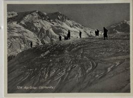 Sultana Zigarettenbild - Alp Giop, St. Moritz, Bergsteigen