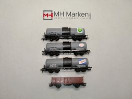 (4x) Liliput SBB CFF FFS Schweizer Güterwagen DC H0 mit OVP