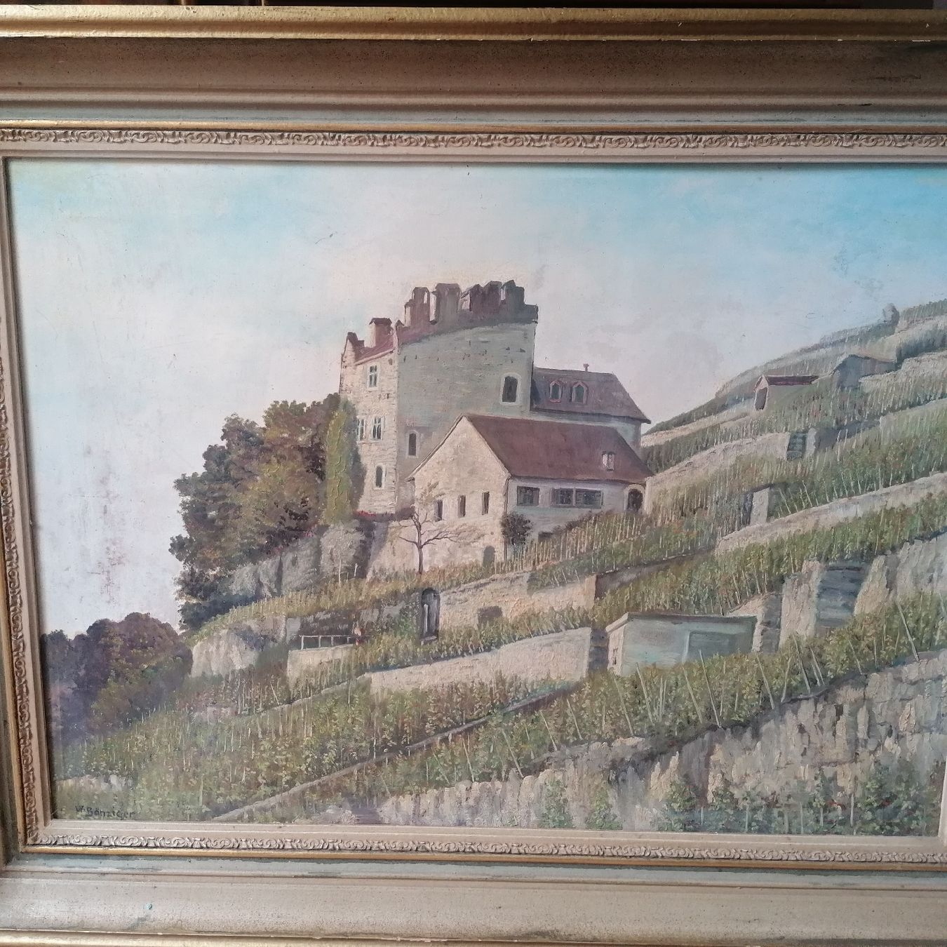 Dipinti: WALTER BANZIGER  Olio su masonite.) – Usato da Mendrisio venduto da Accamuta 6