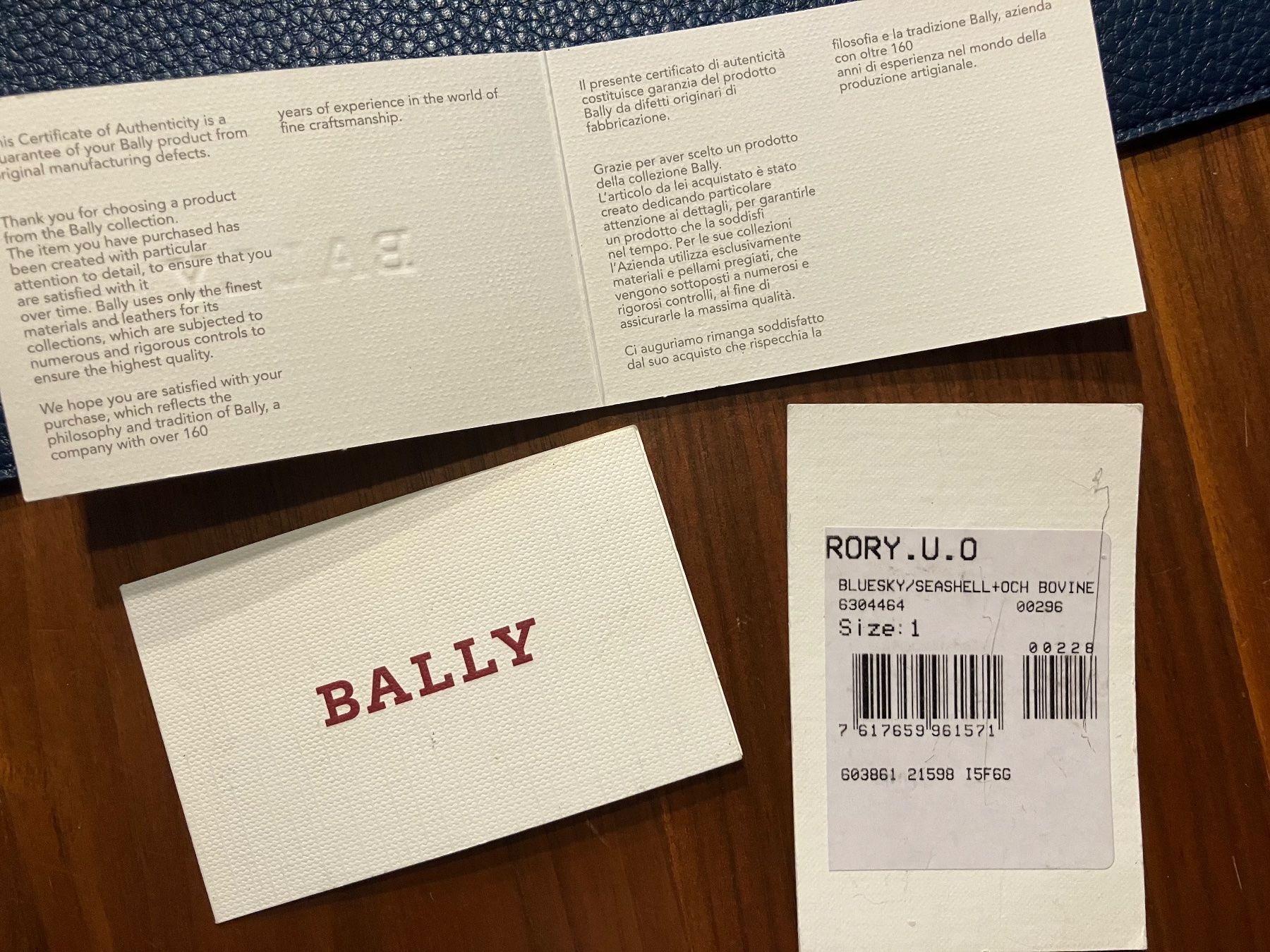 Bally Borse da donna: BALLY Tasche Leder Blau – Usato da Windisch venduto da Lyudmila01 6