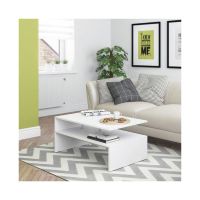 Couchtisch Beistelltisch - Weiss - Sofatisch - Ablage