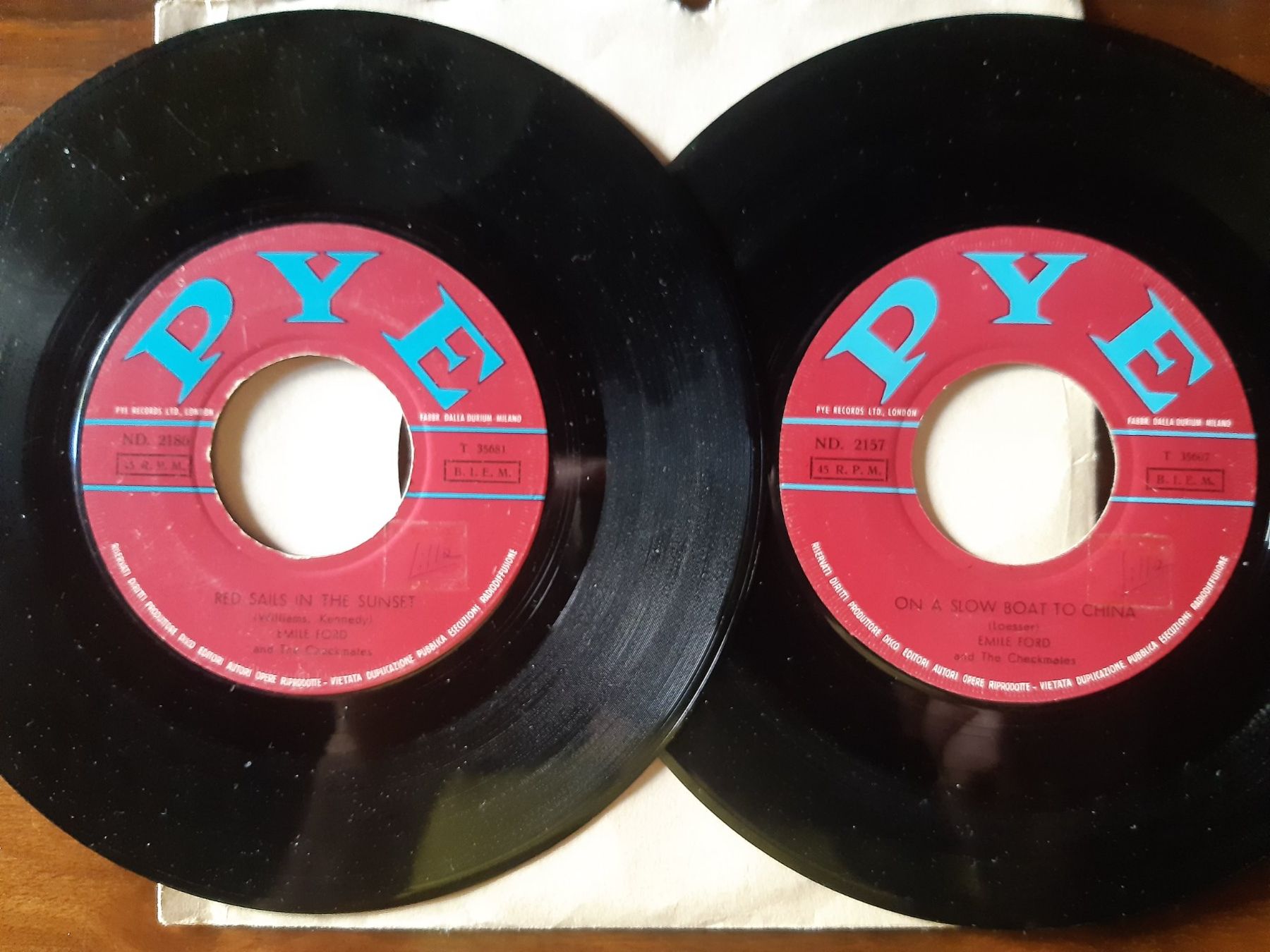 Schallplatten: 2 x Emile Ford and The Checkmates 7" singles – Gebraucht aus Verscio von giamma1985 1