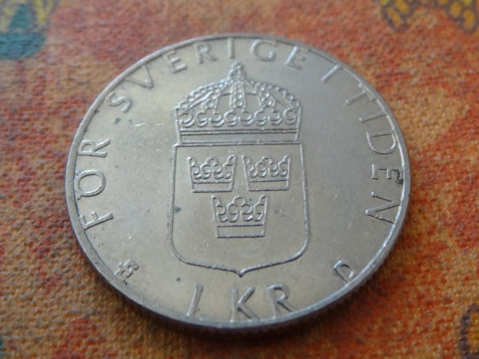 Toutes les monnaies: SUEDE  1  Krone  1987 – D'occasion à Romanel-sur-Lausanne par Swift13 1