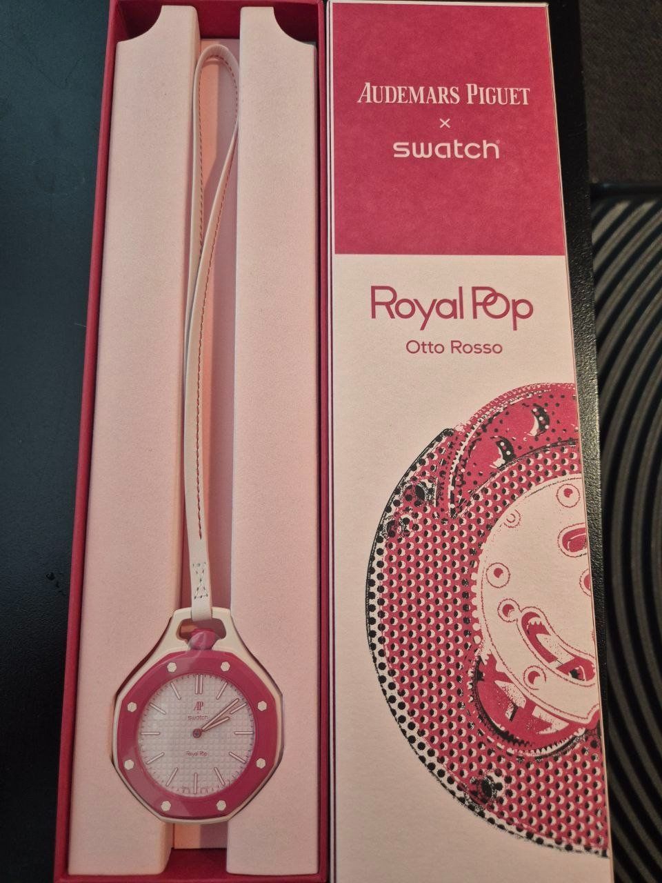 Swatch Orologi: Neue Swatch x Audemars Piguet AP Royal Pop Otto Rosso Set – Nuovo e nell'imballaggio originale da Dübendorf venduto da Alessandro-DG