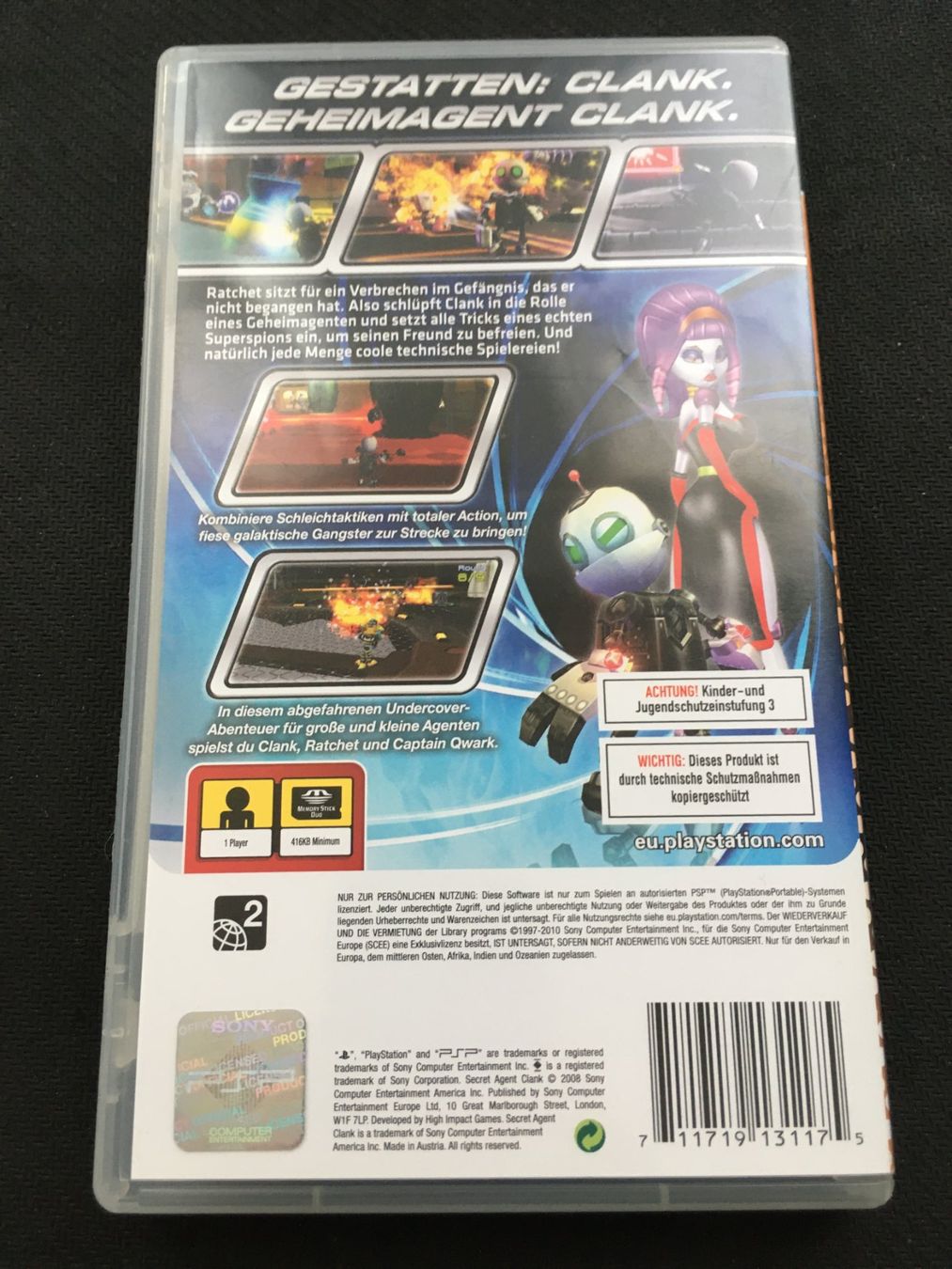 Sony Giochi: Secret Agent Clank für PSP – Usato da St.Gallen venduto da sjosjo 1