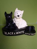 Black & White Whiskey Reklame Fox Terrier Figur