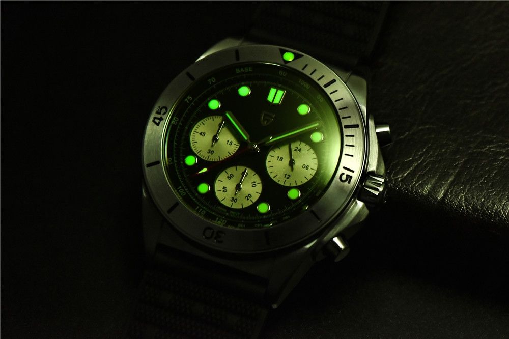 Pagani Design Orologi: Pagani Design Herren Uhr Chronograph – Nuovo e nell'imballaggio originale da Suhr venduto da sjay.Cv 6